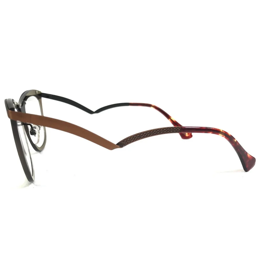 BOZ Eyeglasses Frames ESPRIT 9050 Brown Mask Neutral Brushed Gold 51-19-140